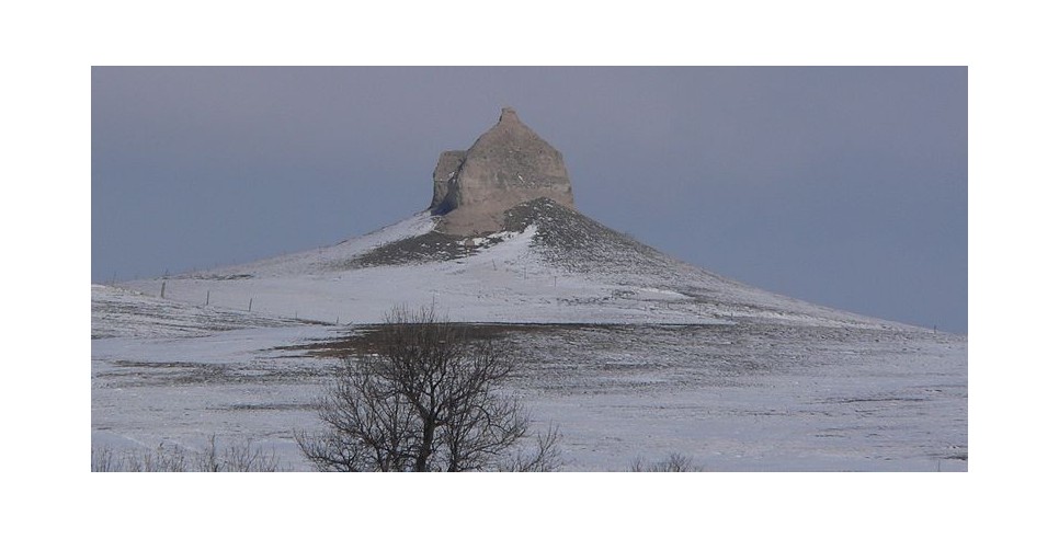 Evening Star Butte, Sheridan County in Nebraska Evening Star Butte, Sheridan County in Nebraska
