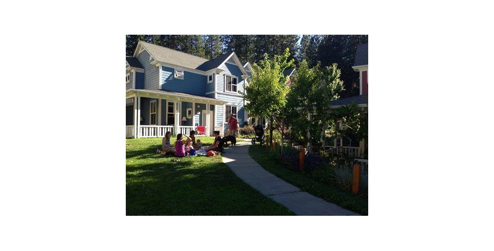 Nevada City cohousing: Photo Credit by Charles Durrett